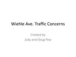Wiehle Ave subcommittee
