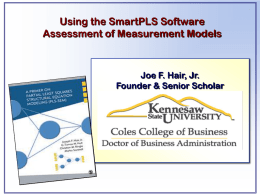 How to use SmartPLS software_Assessing Measurement Models_3