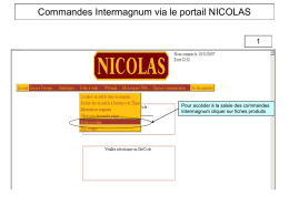 Commandes Intermagnum via le portail - Razel-Bec