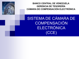 CCE - Banco Central de Venezuela