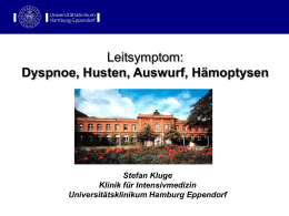 Dyspnoe bei... - Universitätsklinikum Hamburg