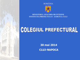 Mai 2014 - Prefectura Cluj
