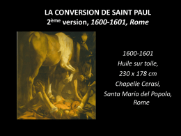 CONVERSION SAINT PAUL - Paroisse catholique francophone