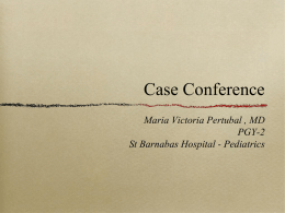 Hepatoblastoma - Case Conference