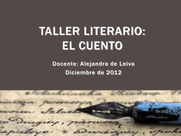 Taller literario_El cuento