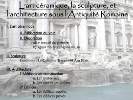 Un diaporama sur l`art romain