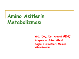 amino asitler depolanmaz