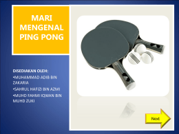 TMK PERMAINAN PING PONG