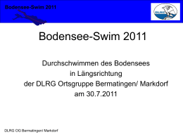 Bodensee-Swim 2011 - Bermatingen-Markdorf