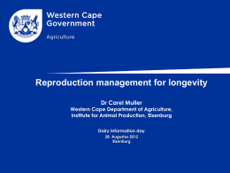 - Department of Agriculture: Western Cape