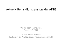 ADHS - Neuroscience Network Basel