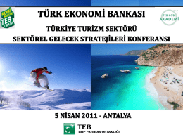 Türkiye Ekonomi Bankası Sunumu