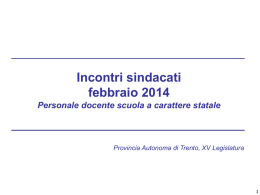 Le slide dell`Amministrazione