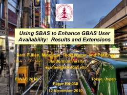 SBAS to GBAS Network Benefits