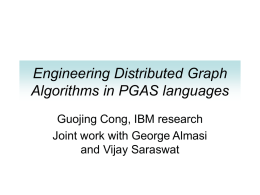 Engineering Distributed Graph Algorithms in PGAS languages