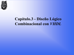 Diseño logico Combinacional con VHDL