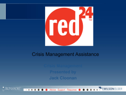 2014 Ironshore Crisis Management MASTER