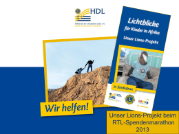 Lichtblicke für Simbabwe - Hilfswerk der Deutschen Lions e.V.