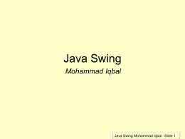 mohiqbal Java Swing.