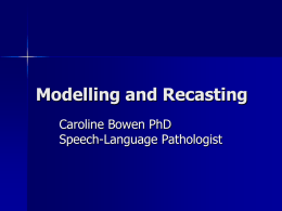 userfiles/1014/Modelling and Recasting(1)