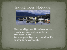 Notodden kommune og Norsk hydro