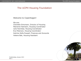 Typical move-out pitfalls - The University of Copenhagen Housing