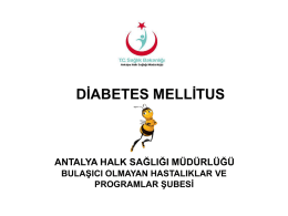 tip 2 diyabet - Antalya Halk Sağlığı Müdürlüğü