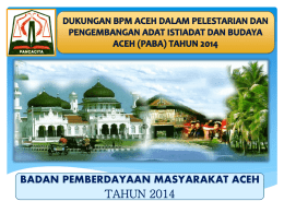 - BPM Kota Banda Aceh