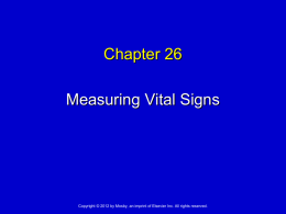 Chapter 26 Vitals