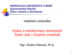 Mgr. Pavlína Pelcová, Ph.D. - Kiwi.mendelu.cz