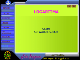 logaritma - SMA 11 Yogyakarta