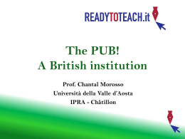 PUB! A British institution