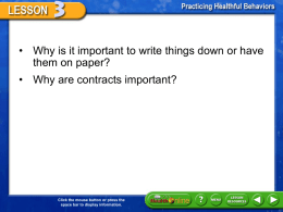 healthful behavior