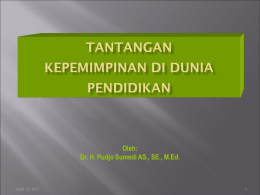 LANDASAN TEORI MANAJEMEN PENDIDIKAN