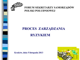 Proces_Zarzadzania_ryzykiem - Małopolski Instytut Samorządu