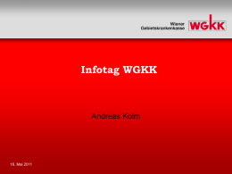Infotag WGKK, 16. Mai 2011, endversion - GPA