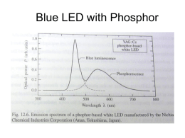 Blue LED with Phosphor