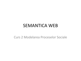SEMANTICA WEB
