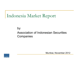 Indonesia Economic and Capital Market Outlook