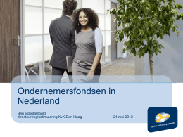 Presentatie - Ondernemersfonds Leiden