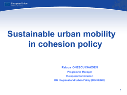 Sustainable Urban Mobility Plans
