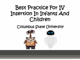 Peds and IVs - group 11 powerpoint