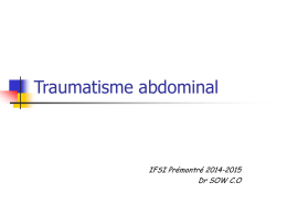 U.E. 2.04.S1 – Trauma Abdo-pelv IDE 2014-2015
