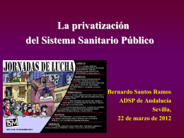 Presentación sobre la Privatización del Sistema