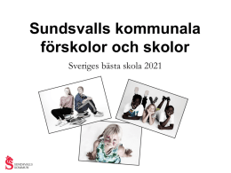 Sundsvalls kommunala förskolor och skolor