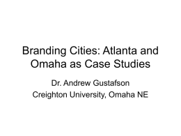 Branding Cities - andygustafson.net
