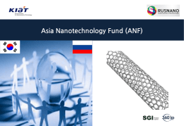 Asia Nanotechnology Fund (ANF)