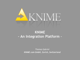 KNIME and R