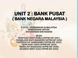 bank negara malaysia - banking principles