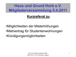 HuG MV 05.04.2011 Kurzreferat Langner